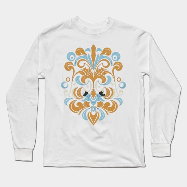 Retro Ornament Elegance,christmas,gift Long Sleeve T-Shirt by designe stor 